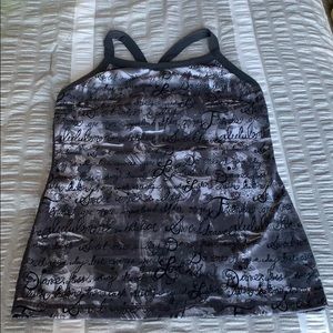Lululemon Racerback Script Tank